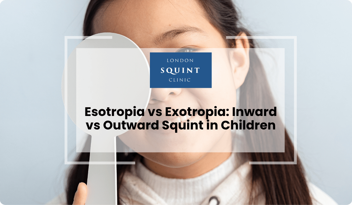 esotropia vs exotropia inward outward squint