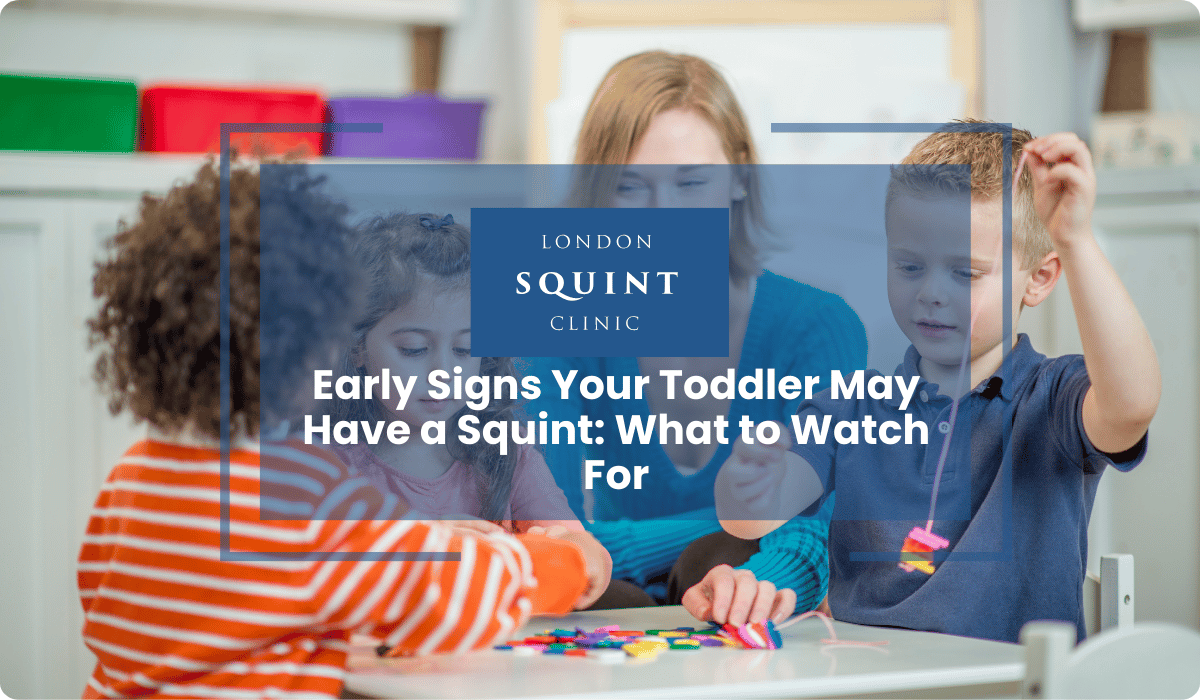 early signs toddler squint detection