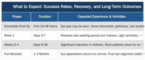 What to Expect: Success Rates, Recovery, and Long-Term Outcomes — Can Childhood Squint Be Corrected in Adulthood? A Detailed Analysis