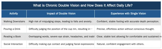 What is Chronic Double Vision and How Does it Affect Daily Life? — The Functional and Emotional Impact of Living with Chronic Double Vision