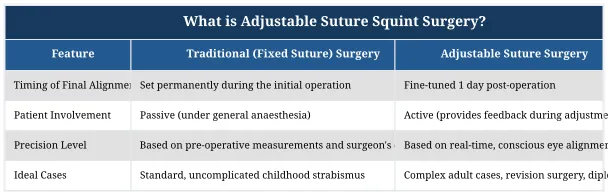 What is Adjustable Suture Squint Surgery?