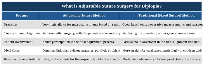 What is Adjustable Suture Surgery for Diplopia?
